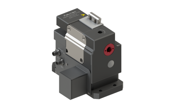 Elektrisch gesteuerter Stopper für Rollenfördersysteme.